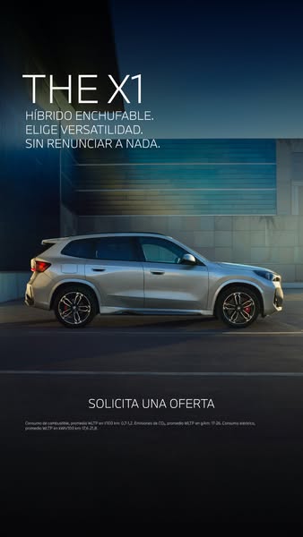 BMW España Meta ad example started 2026-03-11: BMW X1 Híbrido Enchufable, BMW X1 Híbrido Enchufable, BMW X1 Híbrido Enchufable