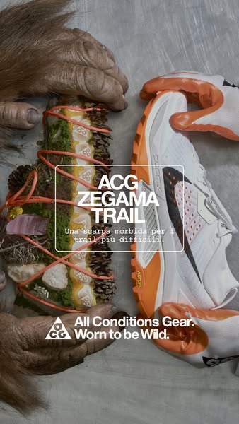 Nike Meta ad example started 2026-04-30: COMFORT PER NATURA, COMFORT PER NATURA, COMFORT PER NATURA